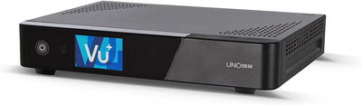 VU+ UNO 4K SE 1x DVB-S2 FBC Twin Tuner Linux Receiver (UHD, 2160p) schwarz, inkl. HDMI-Kabel + 2X Sa