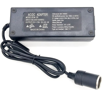 Asudaro KFZ Netzadapter 120W/72W/60W AC-DC Netz-Adapter 100-240V auf 12v Spannungswandler 10 bis 6A