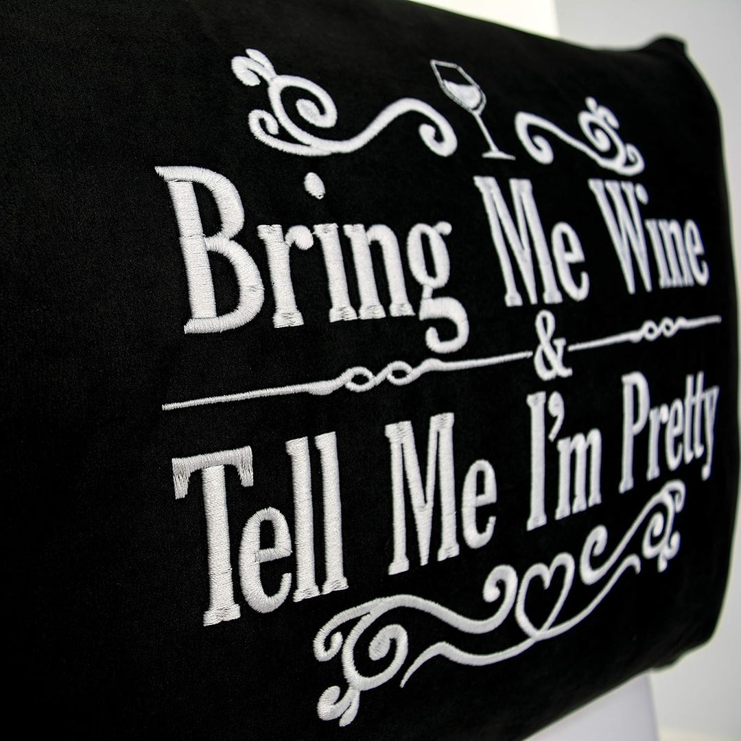 EXPRESS-STICKEREI Lustiges Kissen Dekoration Dekokissen mit Füllung Zierkissen Sofakissen | 40x60cm