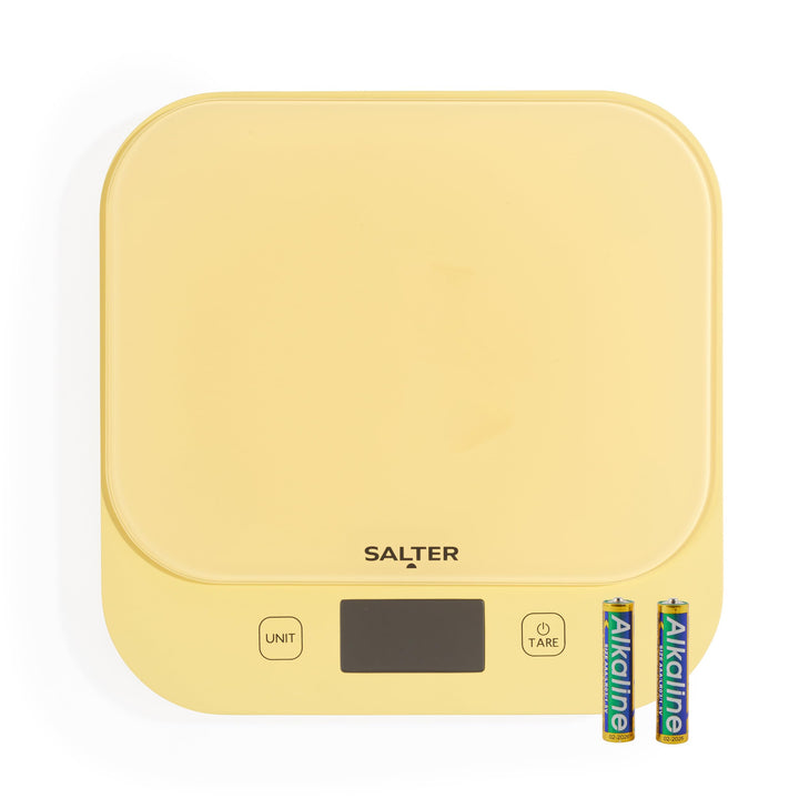 Salter British Bakes Digitale Küchenwaage – Hohe 10kg Kapazität, misst Flüssigkeiten, wasserdicht, T
