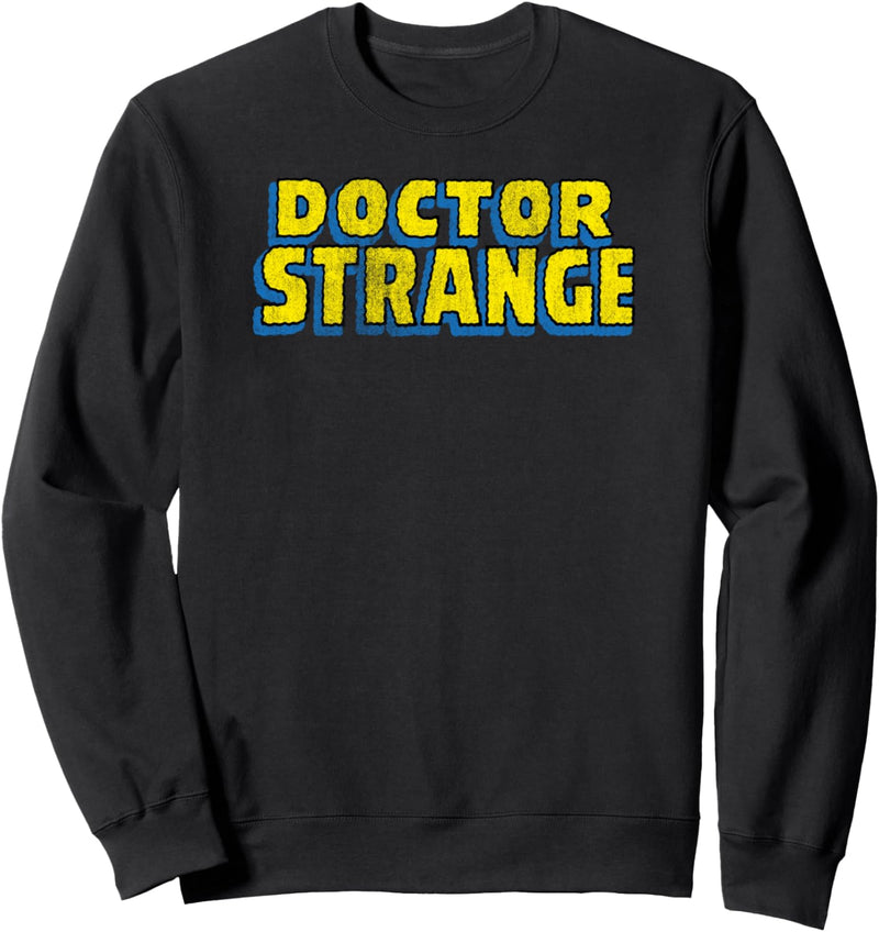 Marvel Doctor Strange Large Chest Logo Text Sweatshirt