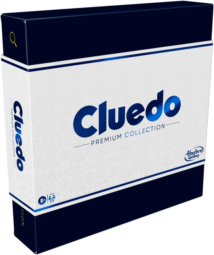 Cluedo Premium Collection, Brettspiel für 2 – 6 Spieler, Premium-Verpackung und Spielkomponenten, Fa