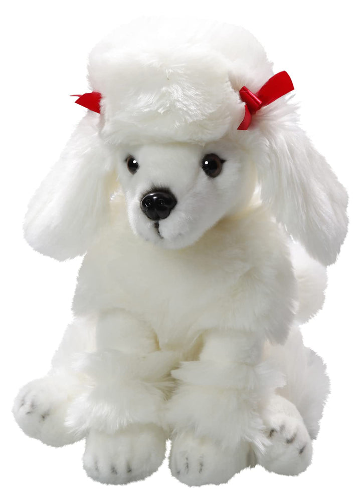 Carl Dick Pudel sitzend weiss, Hund, Plüschtier, Kuscheltier ca. 28cm 3501 P - Weiss, P - Weiss
