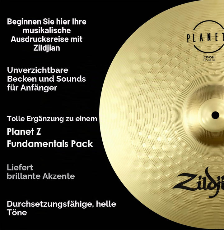 Zildjian ZP16C Planet Z Series - Crash Cymbal - 16" 2020 16'' Crash Planet Z - Neues Modell, 16'' Cr