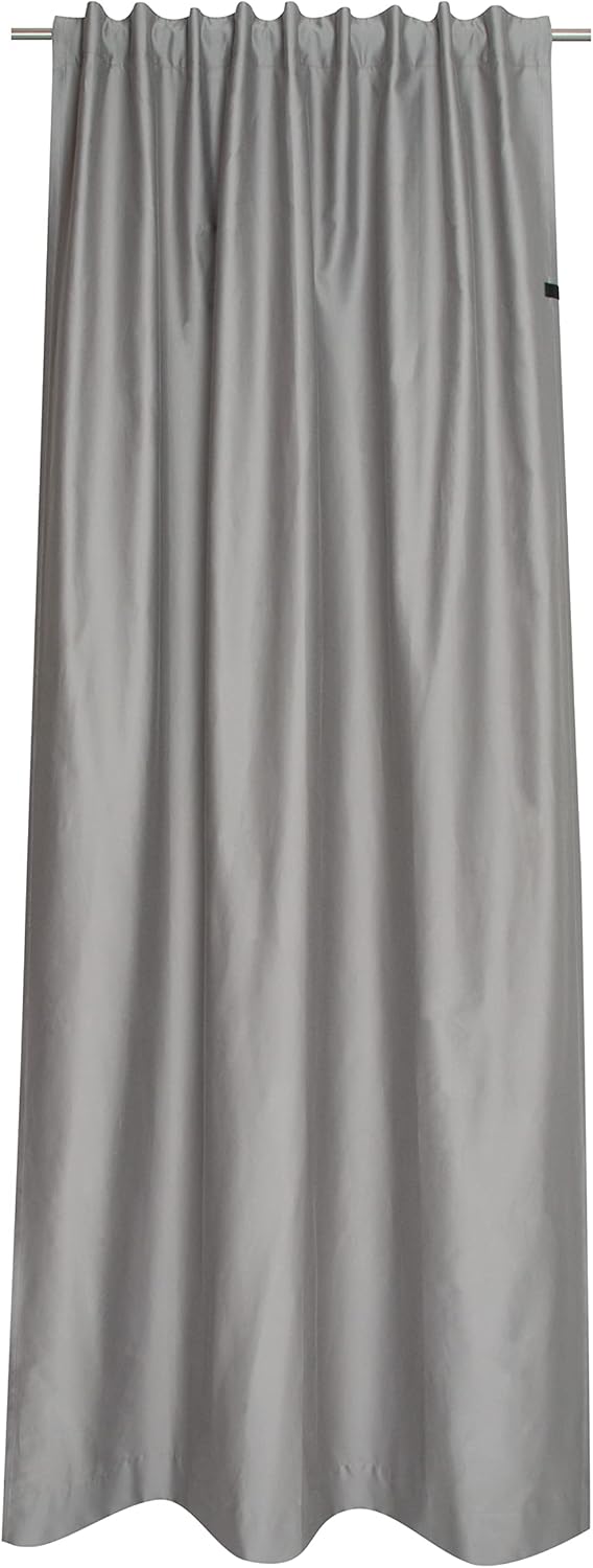 Schöner Wohnen Kollektion Gardine Soft 130x250 - Vorhang Blickdicht grau Baumwollmix - Vorhänge Wohn