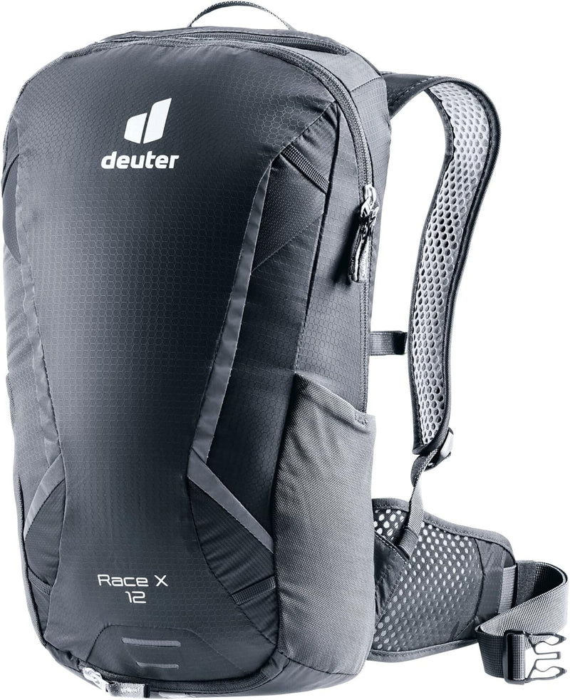 deuter Race X Fahrradrucksack (12 L) Schwarz, Schwarz