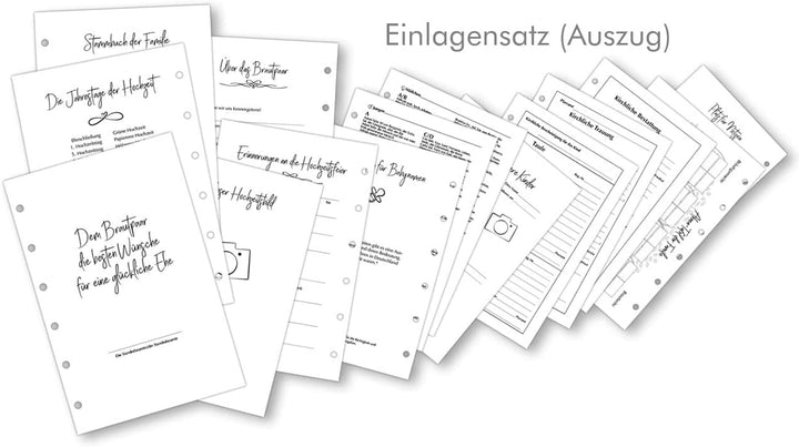 Stammbuch helles Grau Sanja Herz Familienstammbuch Hochzeit Standesamt