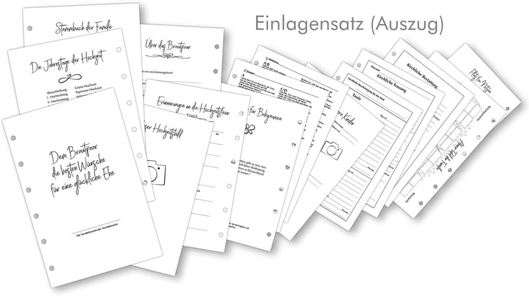 Stammbuch Leder Hochzeit Braun Couro Familienstammbuch Standesamt