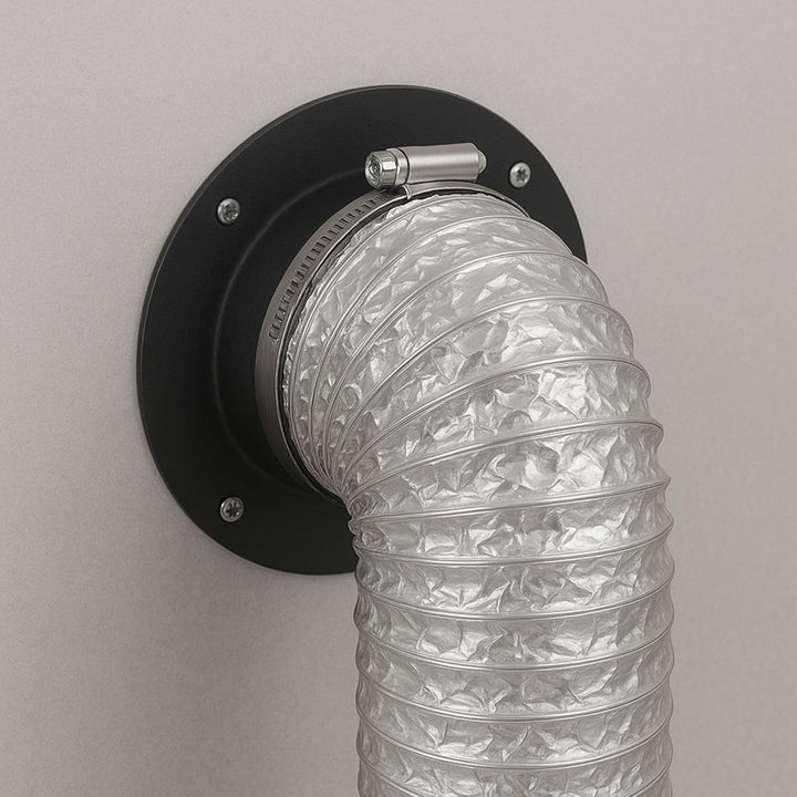 Weedness PVC Anschluss Flansch 160 mm für Lüftungsanlagen - Grow Anbau Lüfter Kupplung Indoor Belüft