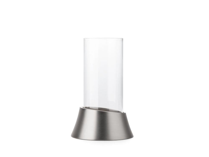 Zilverstad Windlicht Monte, Zink-Legierung, Silberfarben, 15.5 x 15.5 x 24.3 cm