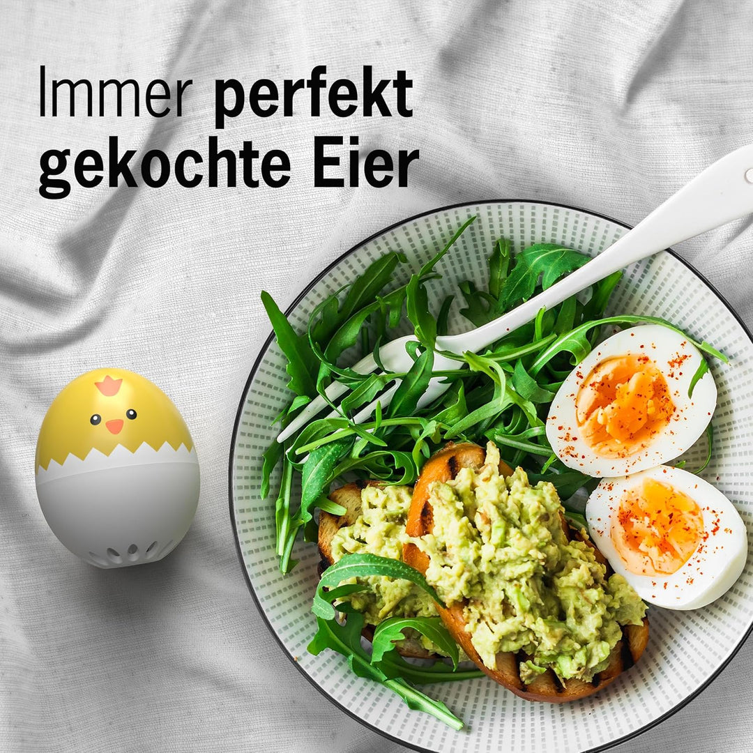 Maus PiepEi - Singende Eieruhr zum Mitkochen - Eierkocher für 3 Härtegrade - Geschenk für alle Maus,