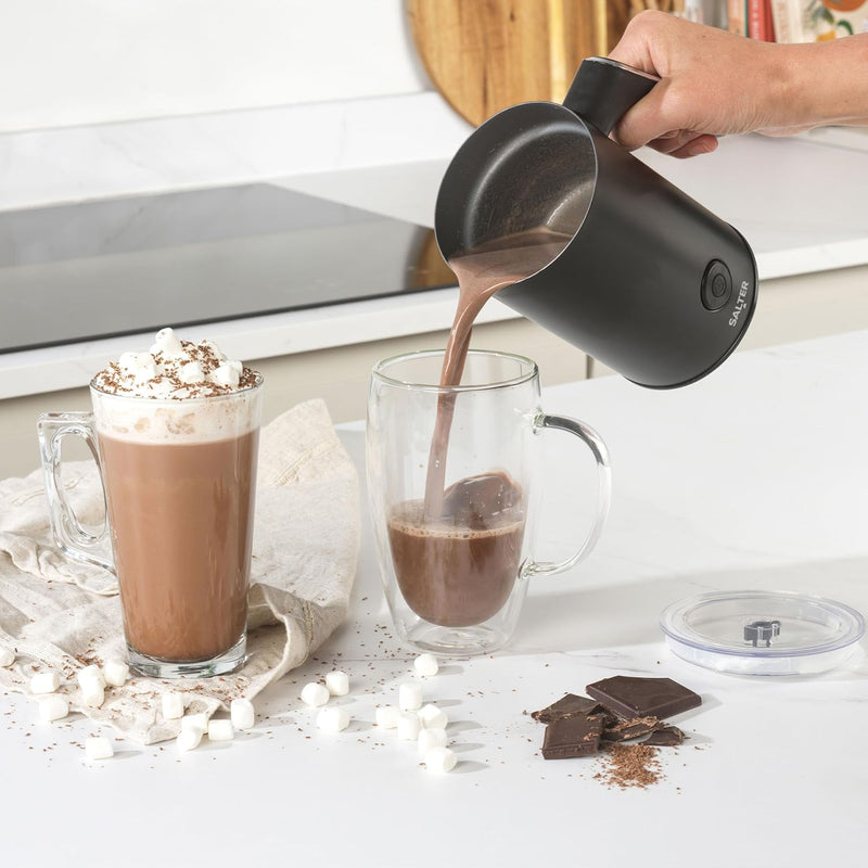 Salter Chocolatier Heissschokoladenbereiter - 4-in-1 Automatischer Milchaufschäumer, heisser & kalte