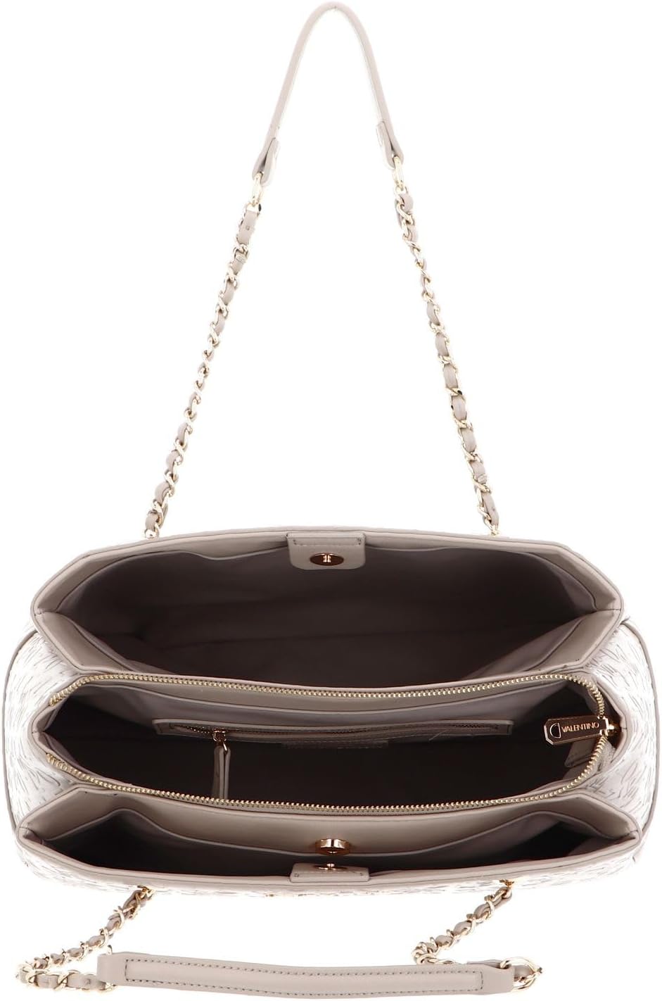 Valentino Damen Relax Einkaufstasche, Beige