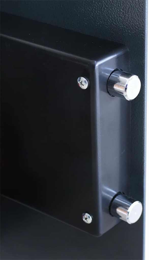 vidaXL Digitaler Safe mit Schloss Dunkelgrau 35 x 31 x 50 cm Stahl, Heimwerker Schreibtischsafe, mod