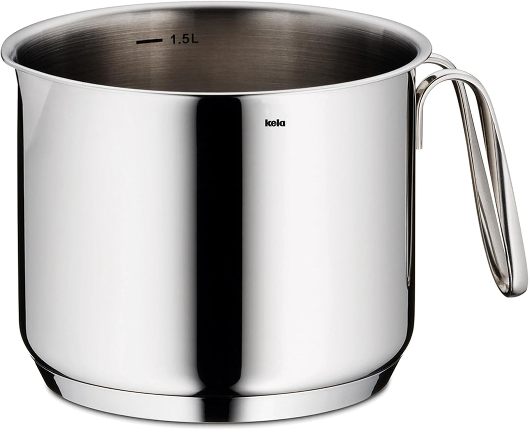 Kela 10184 Flavoria Milchtopf, 18/8 Stainless Steel, 1.6 liters, Rostfrei