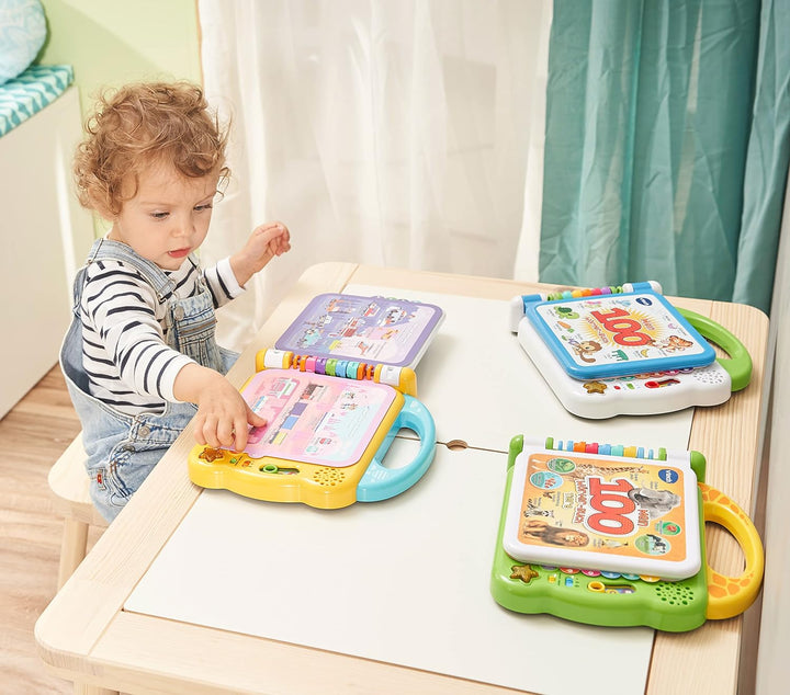 VTech Baby Mein 100-Wörter-Buch: Fahrzeuge und Fortbewegungsmittel – Interaktives Bilderbuch mit übe