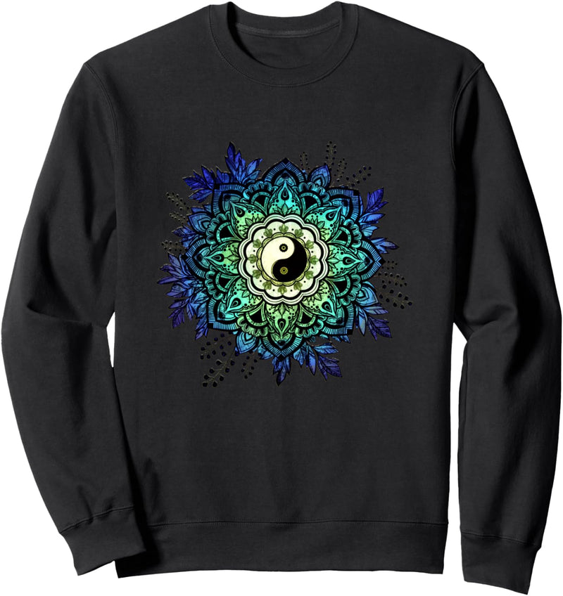 Yin Yang Mandala, Tai Chi Qi Gong Chi Kung Fu Practice Sweatshirt