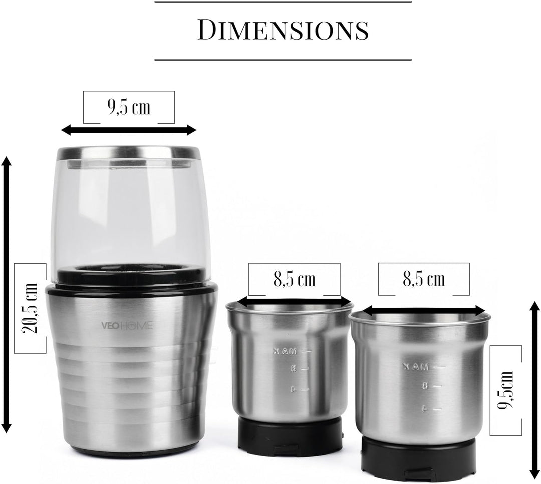 Kaffeemühle Elektrische - Schlagmesser Kräftige - mahlen Kaffeebohnen Gewürze Kräutern Nüsse