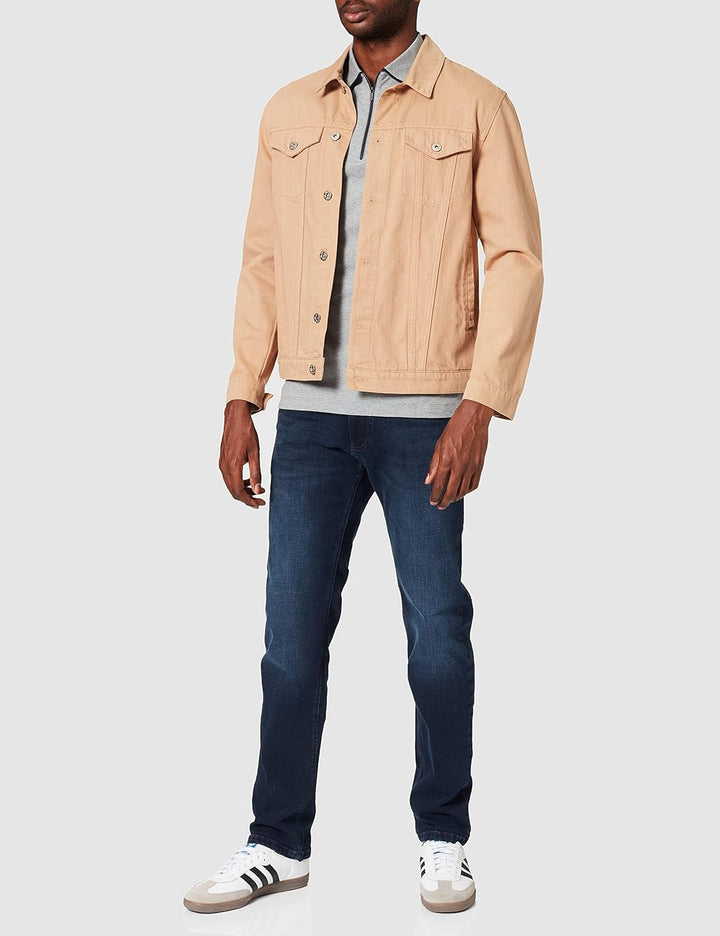camel active Herren Slim Fit Madison Stretch Jeanshose Hose 29W / 32L Dunkelblau, 29W / 32L Dunkelbl