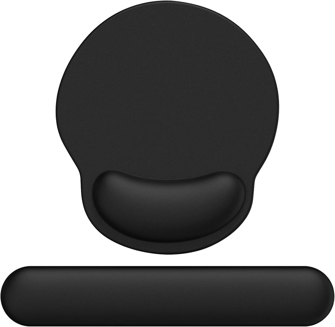 Giecy Mauspad mit handauflage und handballenauflage Tastatur, Ergonomisches Mouspad mit gelkissen &