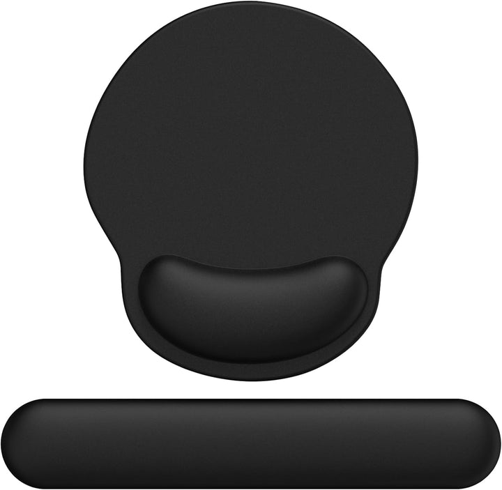 Giecy Mauspad mit handauflage und handballenauflage Tastatur, Ergonomisches Mouspad mit gelkissen &