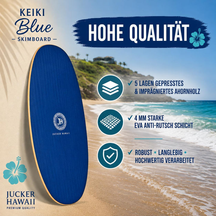 JUCKER HAWAII Skimboards PUNA, ULUA und KEIKI KEIKI BLUE, KEIKI BLUE