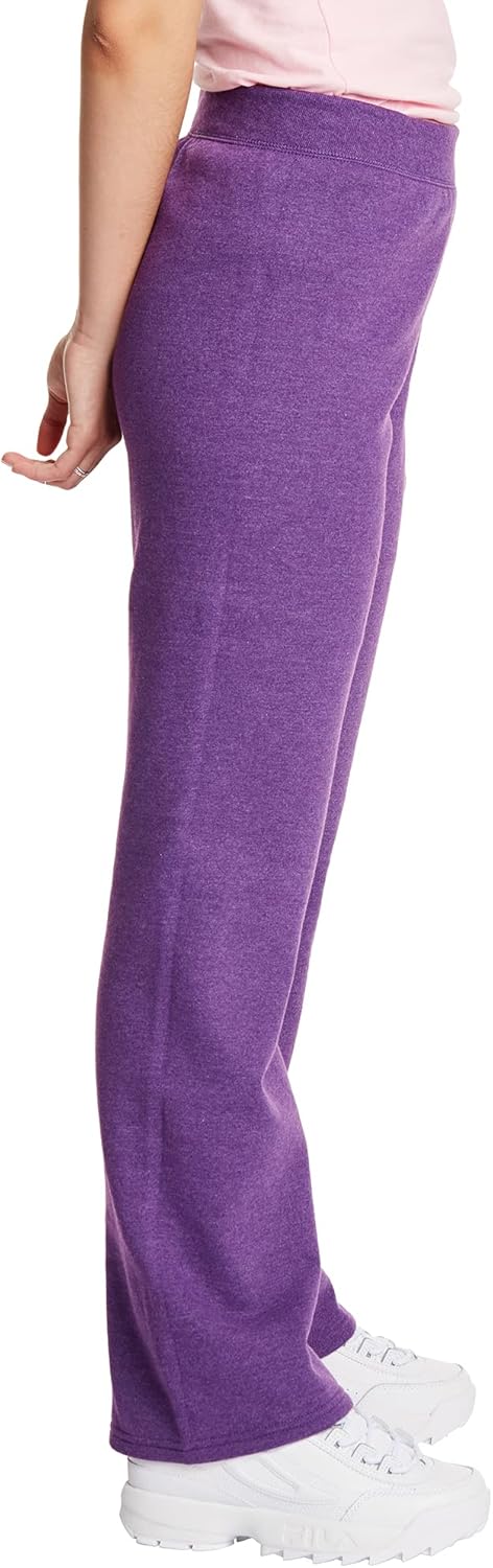 Hanes Damen EcoSmart Sweatpants mit offenem Bein, Fleece, Normale und zierliche Grössen erhältlich O