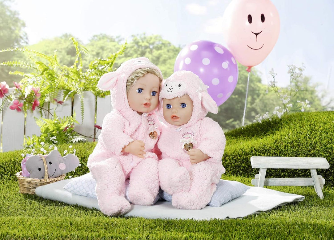 Baby Annabell Sophia 43 cm, weiche Puppe mit Langen blonden Haaren, inkl. Puppenkleidung, Haarband u