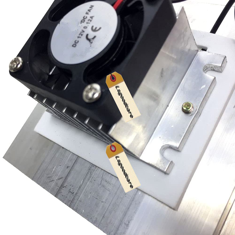 Lsgoodcare DIY Peltier Kühler Kit 12 Volt Halbleiter thermoelektrischer Kühler Peltier Kühlsystem TE