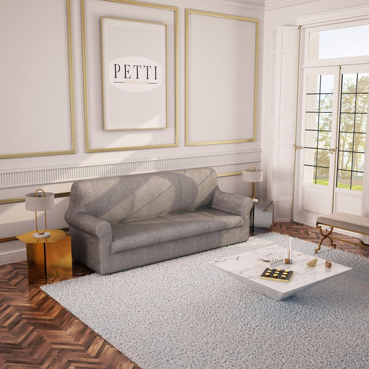PETTI Artigiani Italiani Sofa-Überwürfe, Grau, 2 Sitzer (110 bis 150 cm) 2 Sitzer (110 bis 150 cm) G