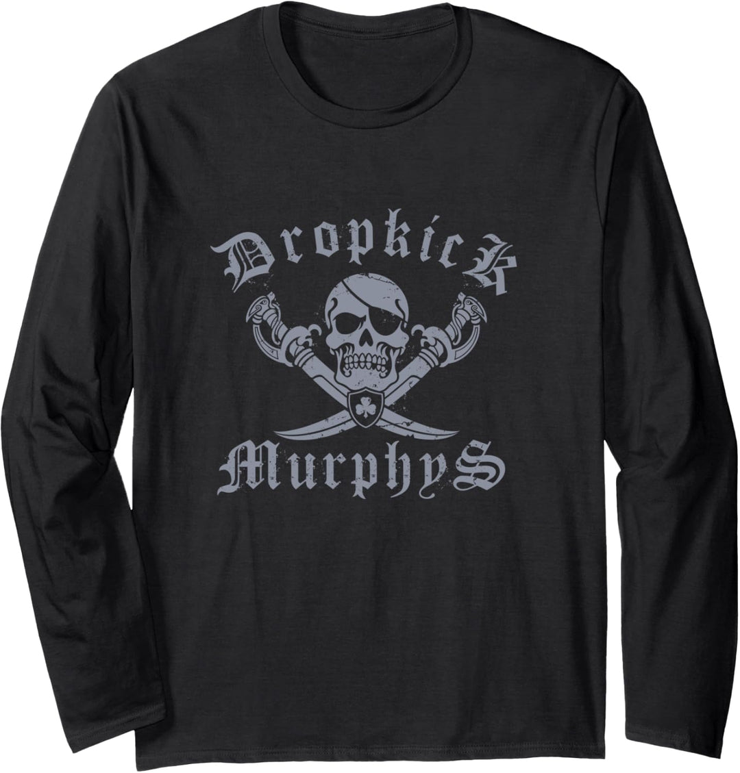 Dropkick Murphys - Official Merchandise - Jolly Roger Langarmshirt