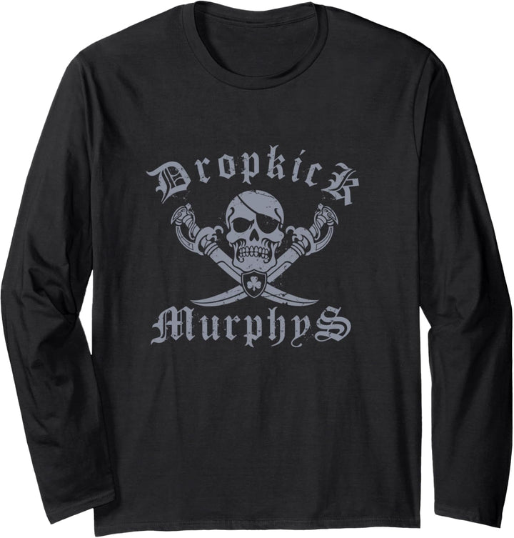 Dropkick Murphys - Official Merchandise - Jolly Roger Langarmshirt