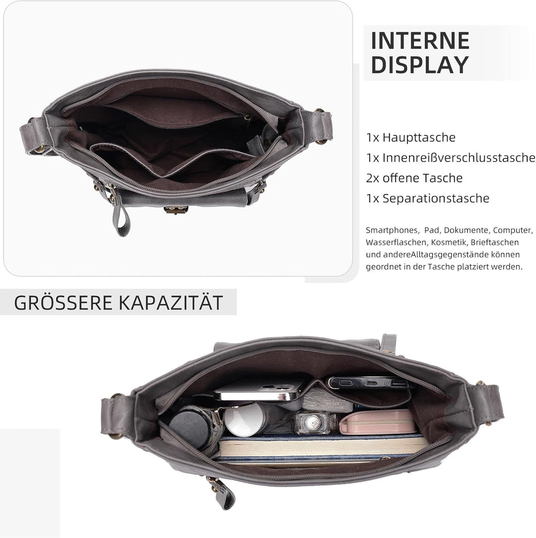 KL928 Tasche Damen Umhängetasche kleine Handtaschen Schultertasche Damentasche Damenhandtasche mitte