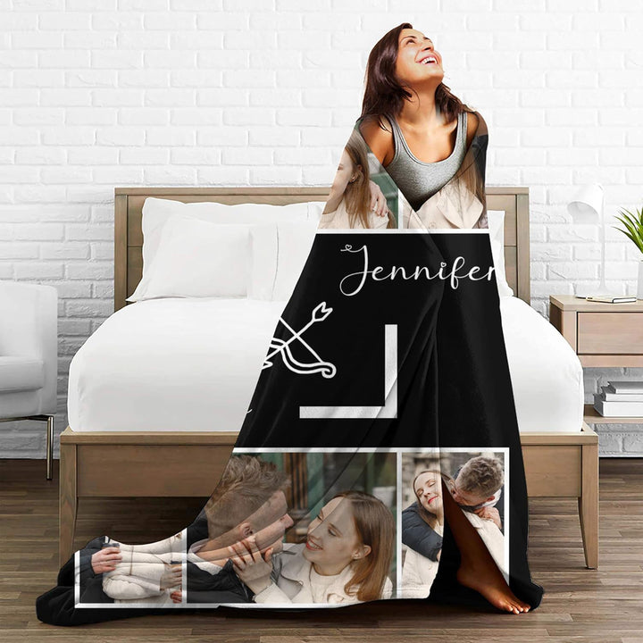 Easycosy personalisierte Decken für Paare Geschenke Benutzerdefinierte Bild, Foto Decke für Freundin