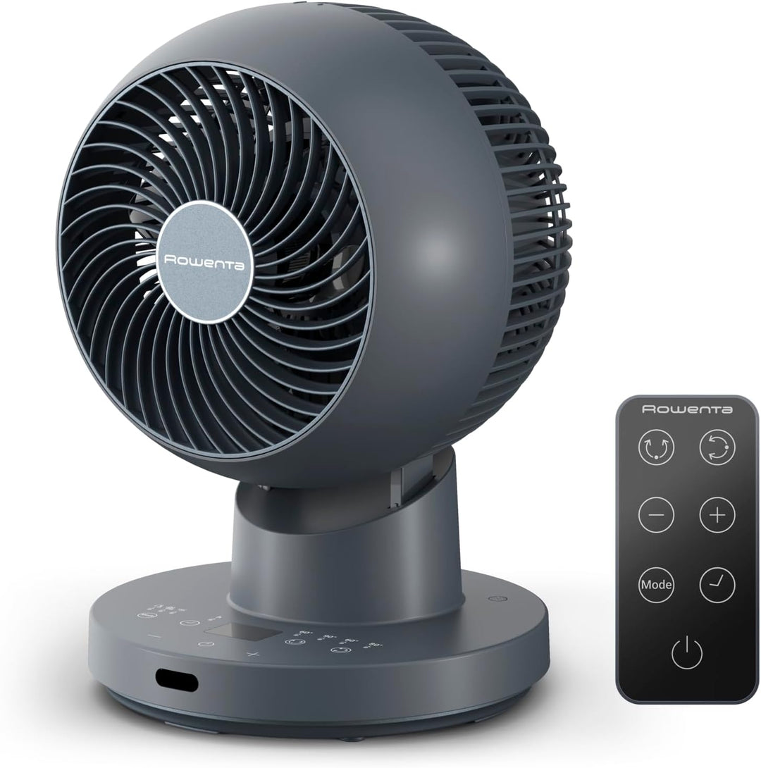 Rowenta Turbo Swift Compact Tischventilator, multidirektionale Schwenkfunktion, bis zu 50% Energieei