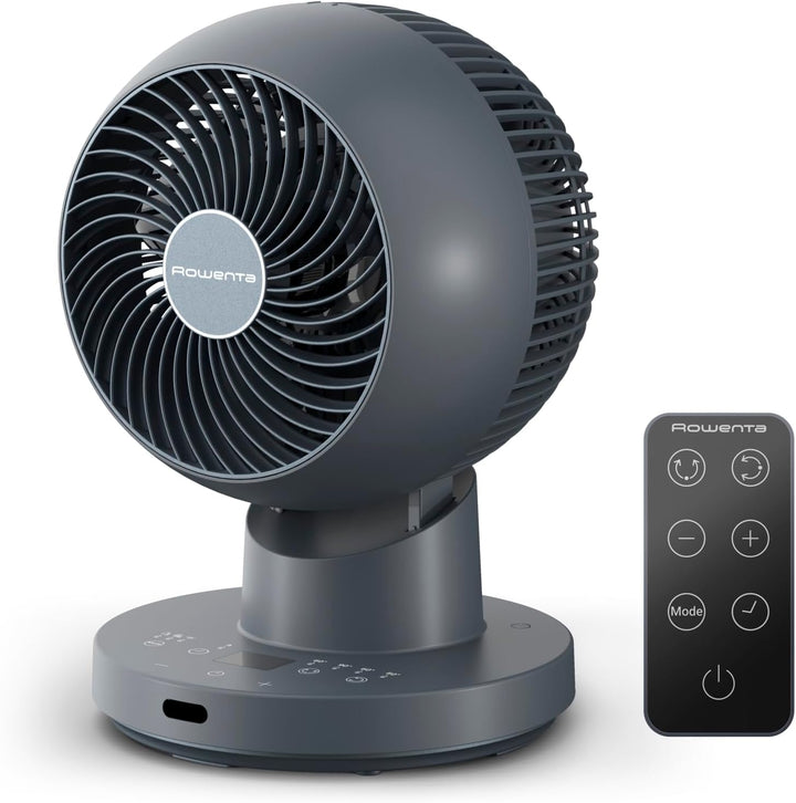 Rowenta Turbo Swift Compact Tischventilator, multidirektionale Schwenkfunktion, bis zu 50% Energieei