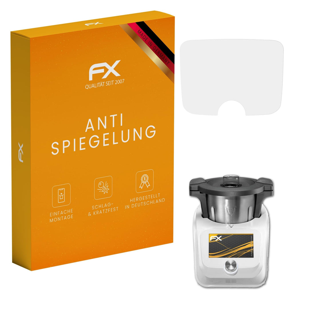 atFoliX Displayfolie kompatibel mit Silvercrest Monsieur Cuisine connect Schutzfolie, entspiegelnde