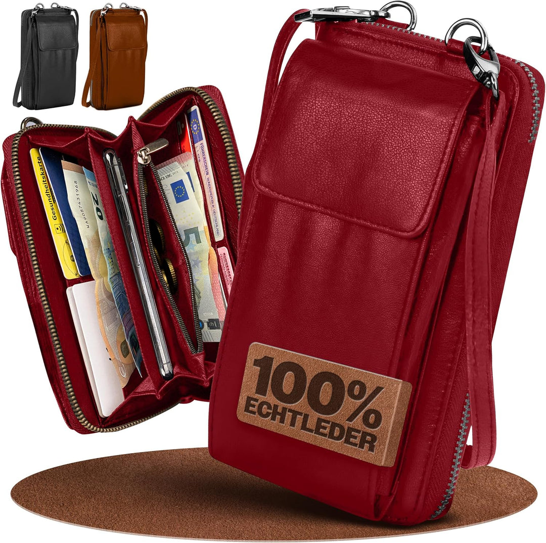 FLEXIBILITE® Handytasche zum Umhängen | Handytasche | Handy zum Umhängetasche Damen | Handy mit Port