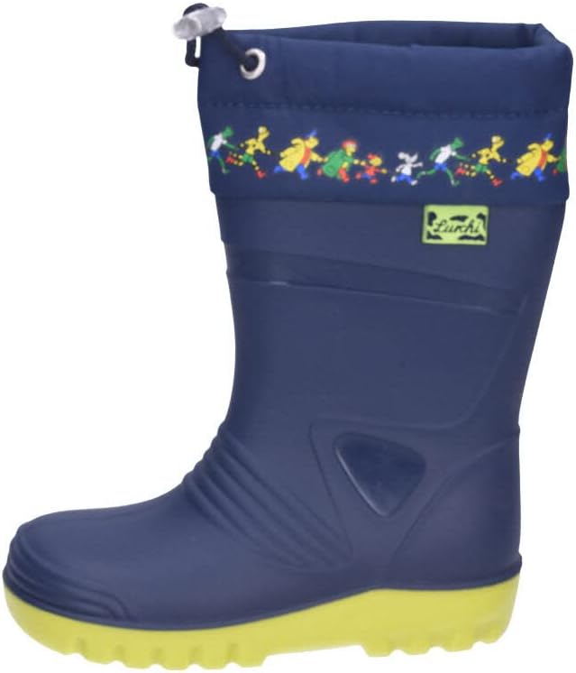 Lurchi Jungen Peer Gummistiefel 31 EU Navy, 31 EU Navy