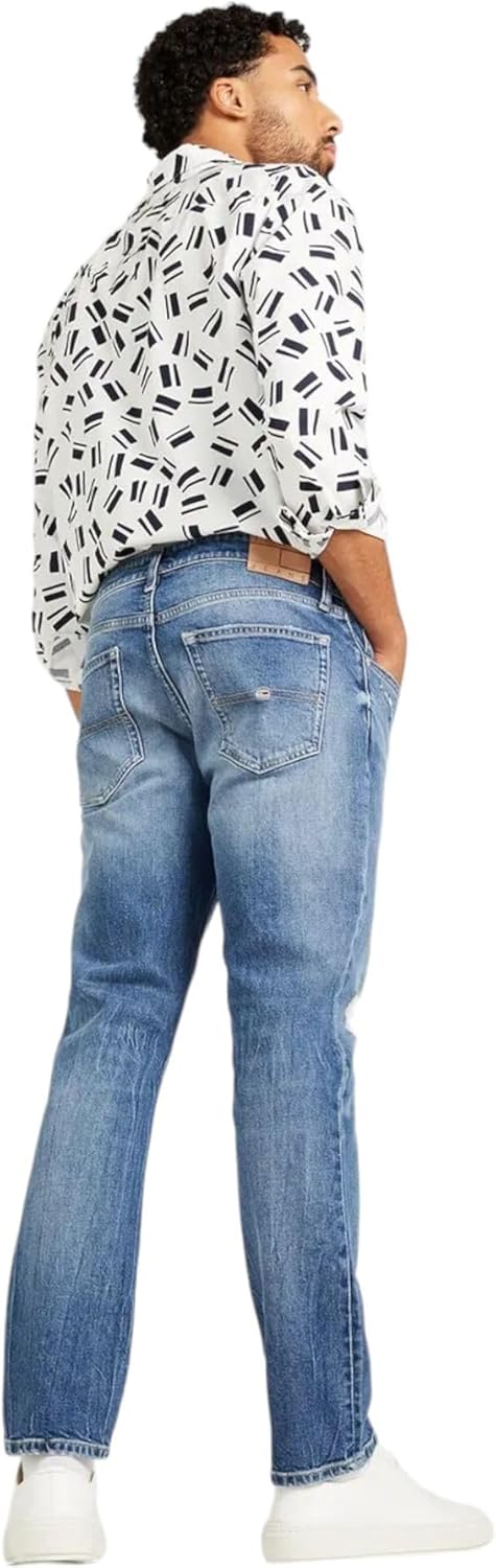 Tommy Hilfiger Herren Jeanshosen 27W / 30L Blau (Wilson Mid Blue Stretch), 27W / 30L Blau (Wilson Mi