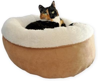 AFP AFPK02136 Katzenbett Lambswool Donut Bed, grau