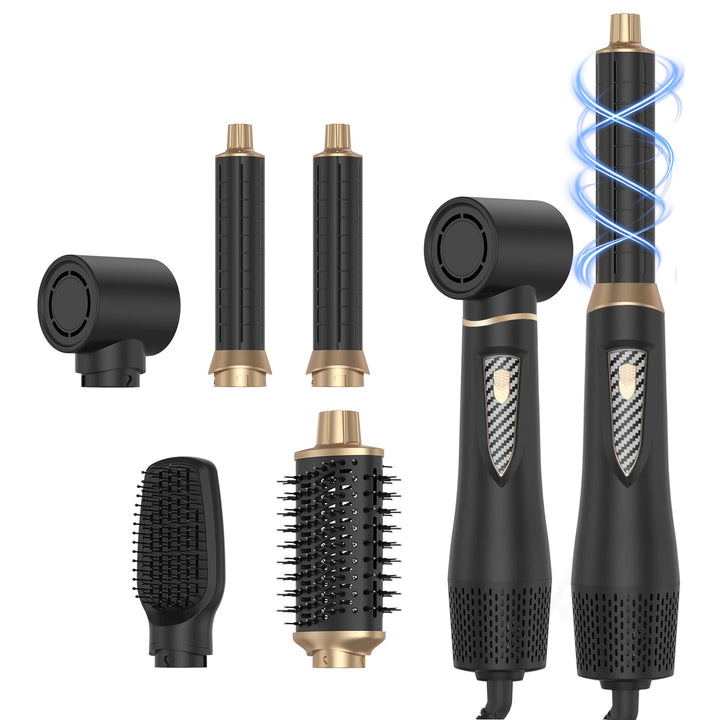 5 in 1 Hairstyler Warmluftbürste Set 1000W Rundbürstenföhn Multifunktionaler Haarstyler Air Styler m