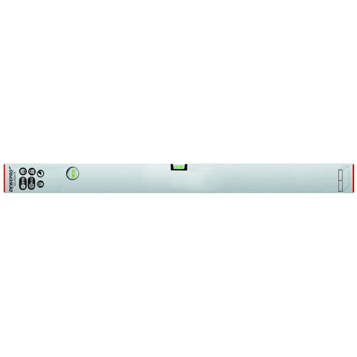 DEWEPRO® Alu Richtlatte - Setzlatte - Abziehlatte - Putzlatte mit 2 Libellen - Länge: 150cm / 1,5m,