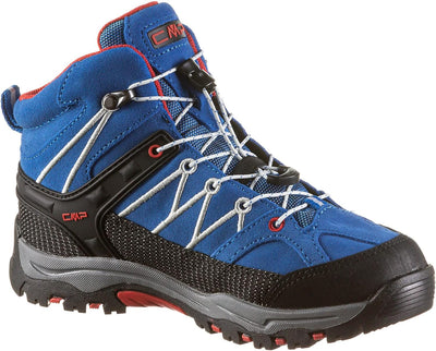 CMP Kids Rigel Mid Shoe Wp Trekking-& Wanderschuhe, Cobalto Stone Fire, 29 EU