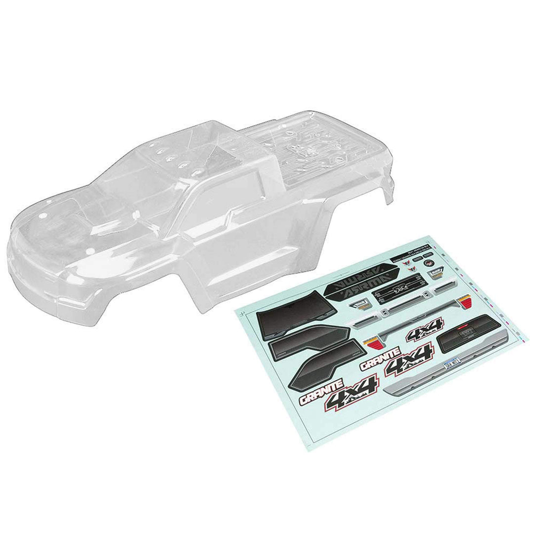 ARRMA mit Abziehbildern, klar: Granit 4x4 AR402261 Mehrfarbig