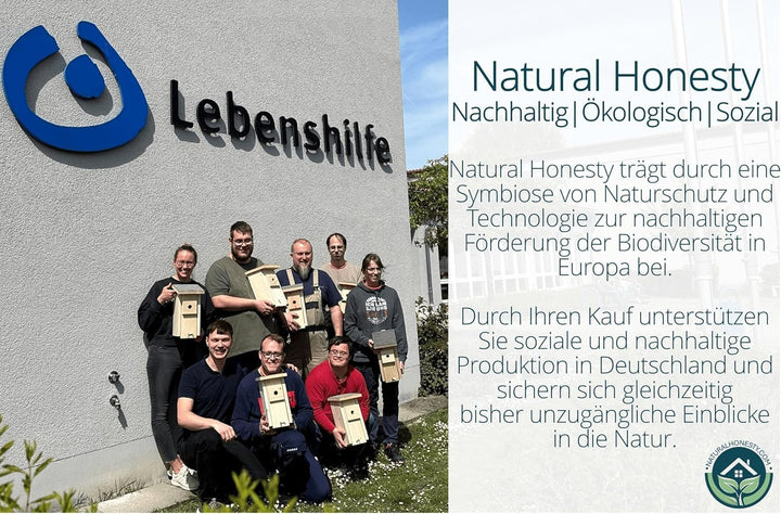 Hochwertiges Vogelhaus (Nistkasten) inklusive Kamera zum Vogel beobachten im Garten/Balkon mit WLAN