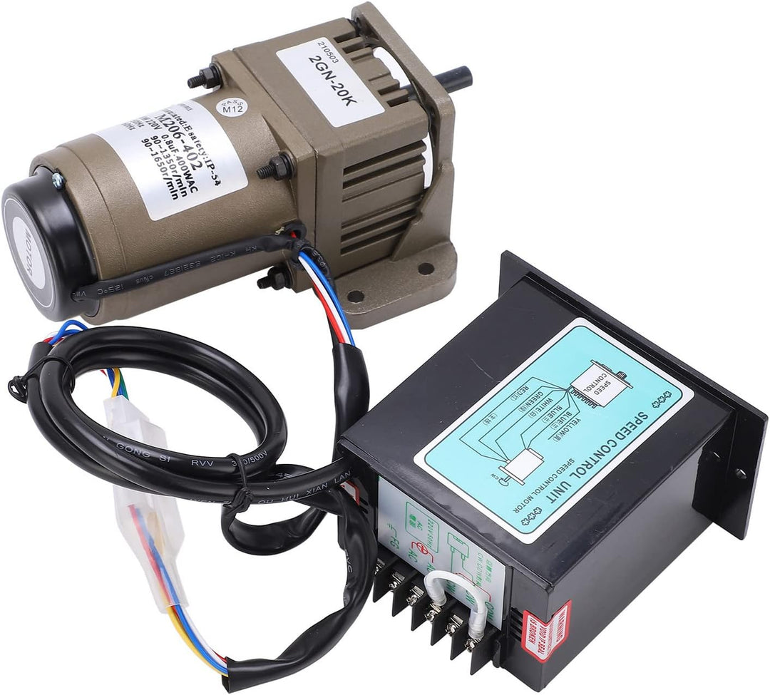 AC-Getriebemotor, AC 220V 6W Einphasen-Asynchron-Getriebemotor mit einstellbarer Geschwindigkeit (5K