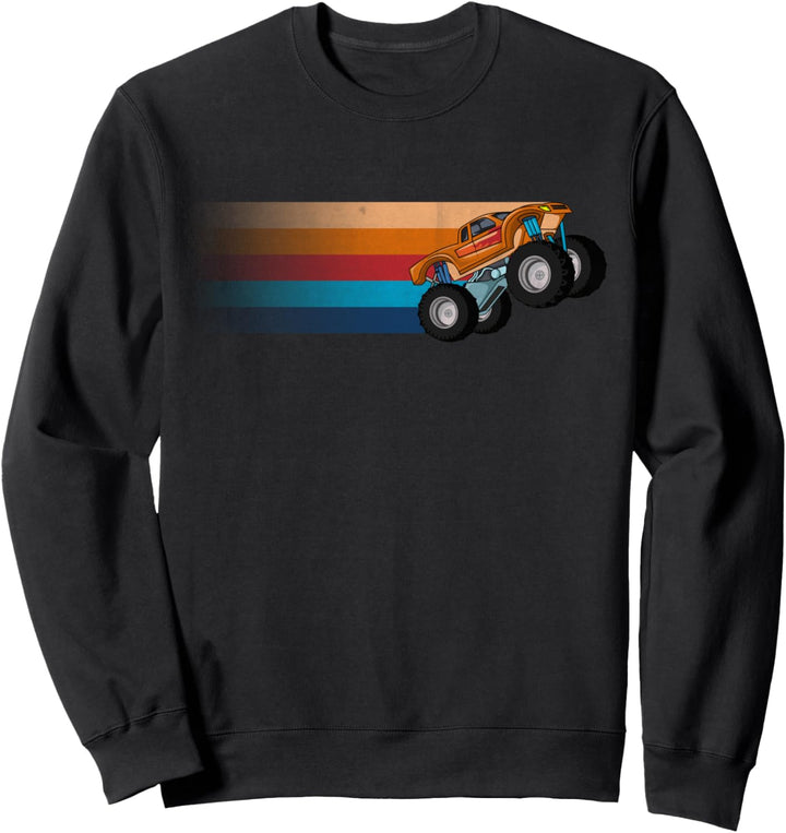 Retro Monstertruck Vintage Style Sweatshirt
