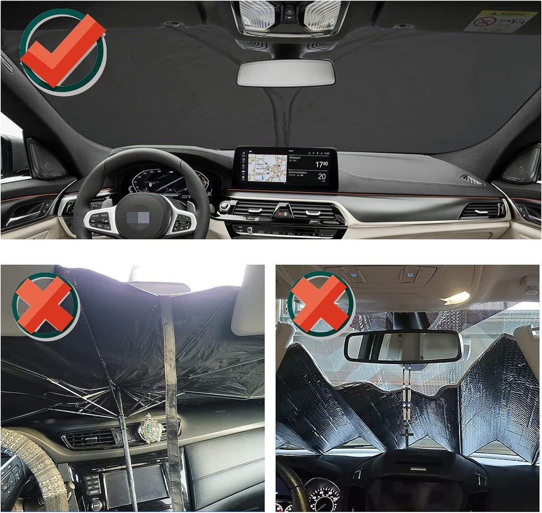 YEE PIN kompatibel mit Volvo XC60 2018-2022 2023 2024 Sonnenschirm Auto，Faltbare Auto Sonnenschutz F