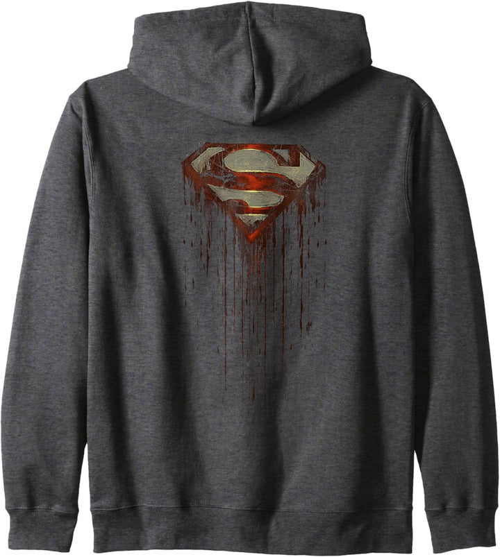 Superman Shield Drip Kapuzenjacke